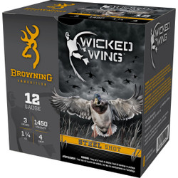 Browning Wicked Wing 12 Gauge 3" 1-1/4 Oz Case 250 Rd
